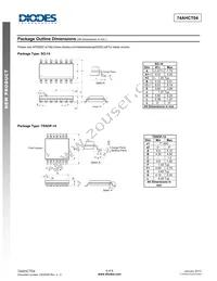 74AHCT04T14-13 Datasheet Page 6