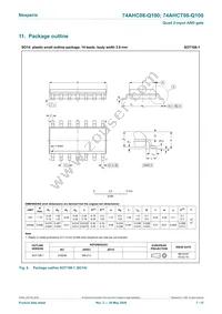 74AHCT08BQ-Q100X Datasheet Page 7