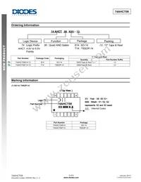 74AHCT08S14-13 Datasheet Page 5