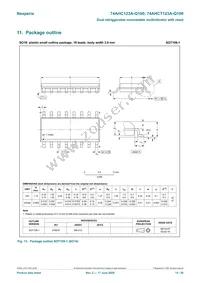 74AHCT123ABQ-Q100X Datasheet Page 15