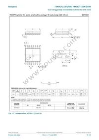 74AHCT123ABQ-Q100X Datasheet Page 16