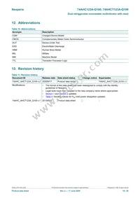74AHCT123ABQ-Q100X Datasheet Page 18