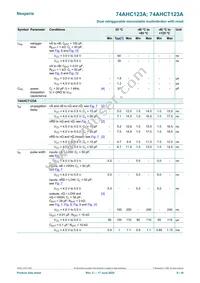74AHCT123AD Datasheet Page 9
