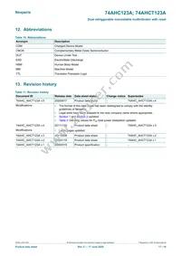 74AHCT123AD Datasheet Page 17