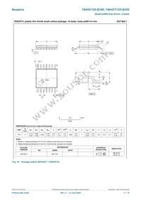 74AHCT125BQ-Q100 Datasheet Page 11