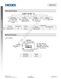 74AHCT125T14-13 Datasheet Page 5