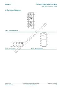 74AHCT126BQ-Q100 Datasheet Page 2