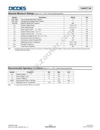 74AHCT126T14-13 Datasheet Page 3