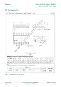 74AHCT132BQ-Q100X Datasheet Page 11