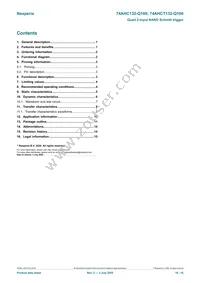 74AHCT132BQ-Q100X Datasheet Page 16