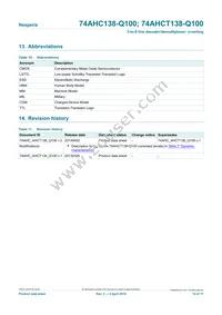 74AHCT138BQ-Q100X Datasheet Page 14