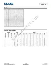 74AHCT138S16-13 Datasheet Page 2