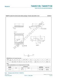 74AHCT139D Datasheet Page 11