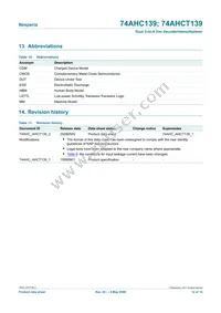 74AHCT139D Datasheet Page 12