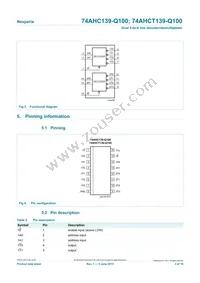 74AHCT139D-Q100J Datasheet Page 3