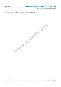 74AHCT139D-Q100J Datasheet Page 5