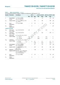 74AHCT139D-Q100J Datasheet Page 7