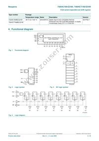 74AHCT164BQ-Q100X Datasheet Page 2