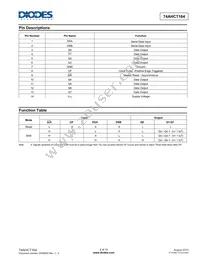 74AHCT164T14-13 Datasheet Page 2