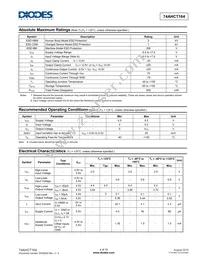 74AHCT164T14-13 Datasheet Page 4