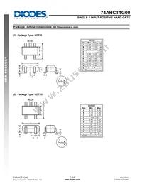 74AHCT1G00W5-7 Datasheet Page 7