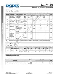 74AHCT1G02SE-7 Datasheet Page 4