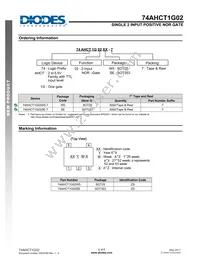 74AHCT1G02SE-7 Datasheet Page 6