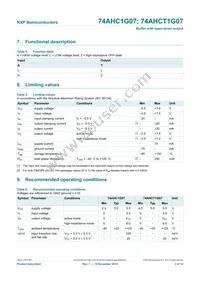 74AHCT1G07GV Datasheet Page 4
