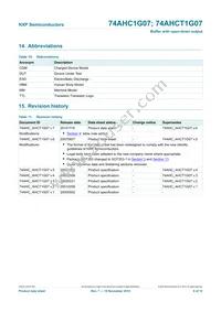 74AHCT1G07GV Datasheet Page 10