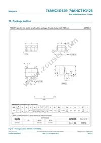 74AHCT1G126GM Datasheet Page 10