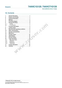 74AHCT1G126GM Datasheet Page 17