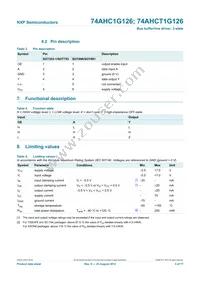 74AHCT1G126GW Datasheet Page 4