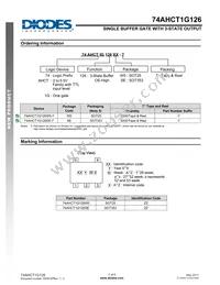 74AHCT1G126W5-7 Datasheet Page 7