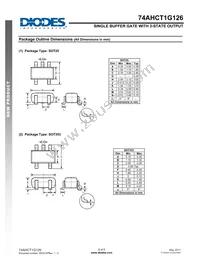 74AHCT1G126W5-7 Datasheet Page 8