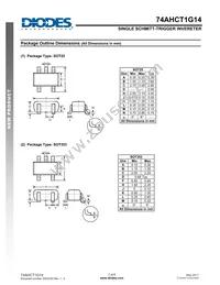 74AHCT1G14W5-7 Datasheet Page 7