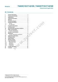 74AHCT1G17GW-Q100H Datasheet Page 16