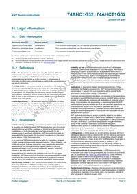 74AHCT1G32GW Datasheet Page 12