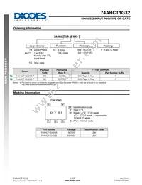 74AHCT1G32W5-7 Datasheet Page 6