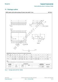 74AHCT240BQ-Q100X Datasheet Page 8