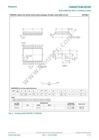 74AHCT240BQ-Q100X Datasheet Page 9