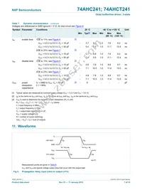 74AHCT241BQ Datasheet Page 8