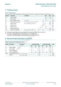 74AHCT244D-Q100 Datasheet Page 4