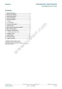 74AHCT244D-Q100 Datasheet Page 16