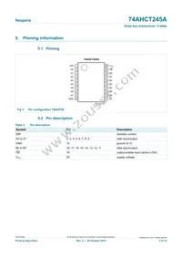 74AHCT245APWJ Datasheet Page 3