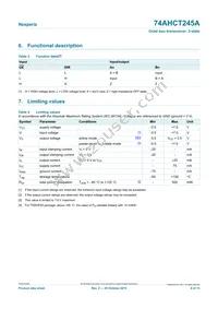 74AHCT245APWJ Datasheet Page 4