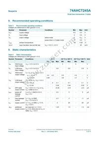 74AHCT245APWJ Datasheet Page 5