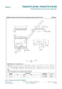 74AHCT273D-Q100J Datasheet Page 14
