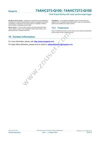 74AHCT273D-Q100J Datasheet Page 18