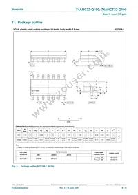 74AHCT32BQ-Q100X Datasheet Page 8
