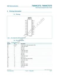 74AHCT373PW Datasheet Page 4